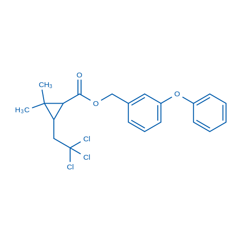 3-Phenoxybenzyl 2,2-dimethyl-3-(2,2,2-trichloroethyl)cyclopropane-1-carboxylate